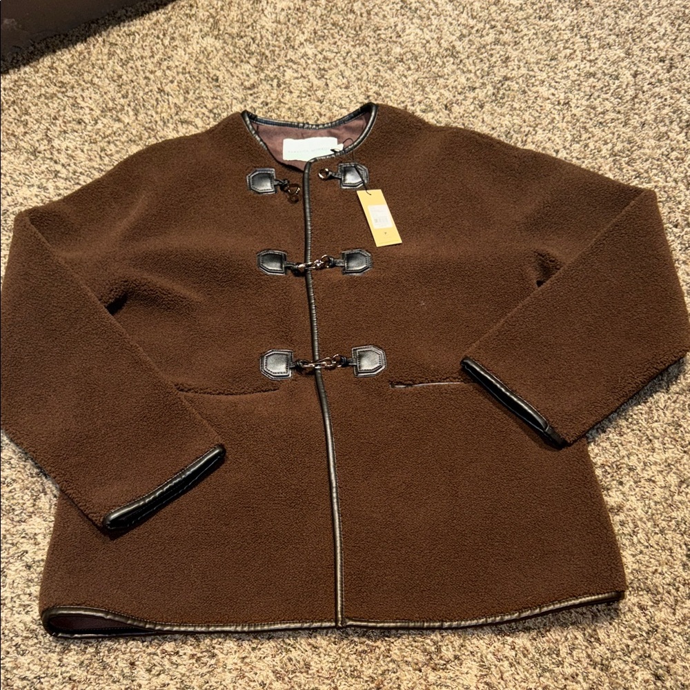 Rebecca Minkoff Shearling Toggle Jacket - Picture 4 of 9